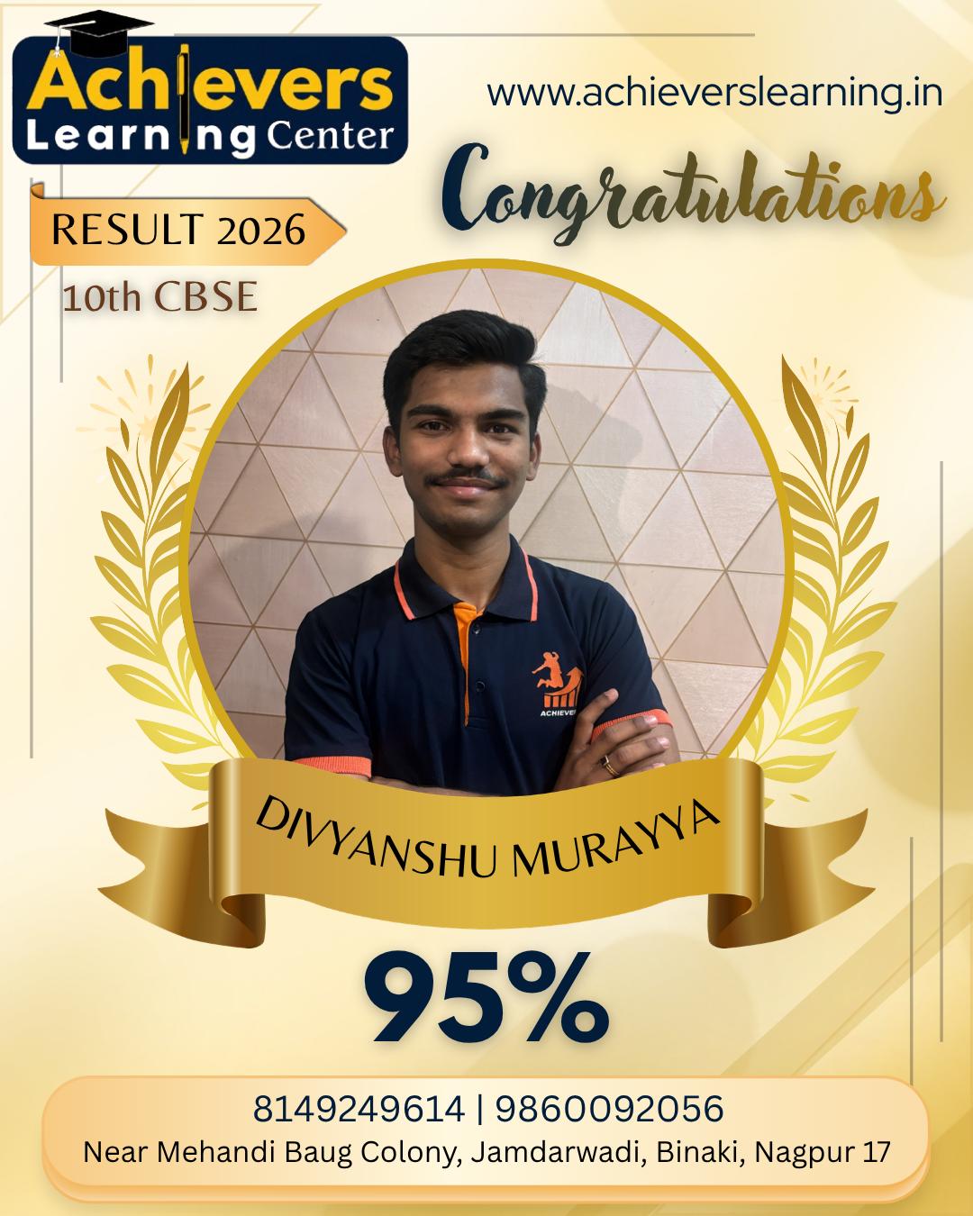 Jatin Achievers Learning Center Result 2026
