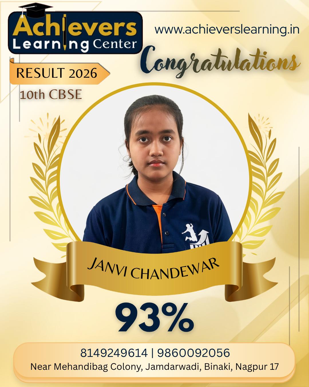 Jatin Achievers Learning Center Result 2026